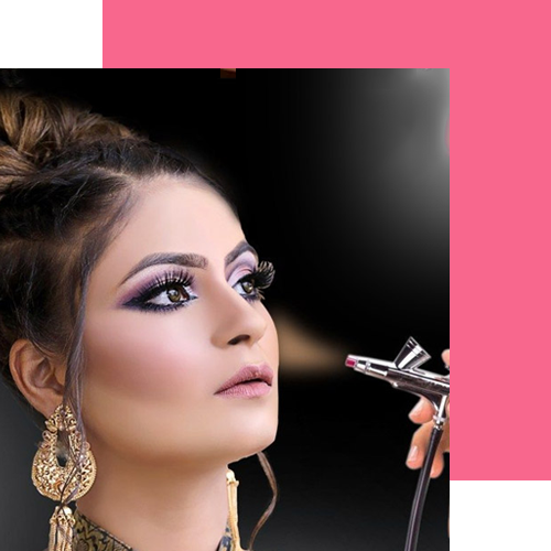 Air brush makeup
